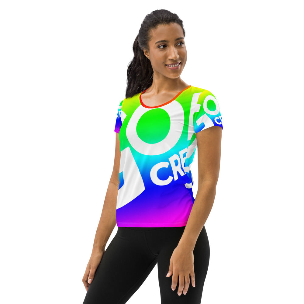 All-Over Print Women's Athletic T-shirt
