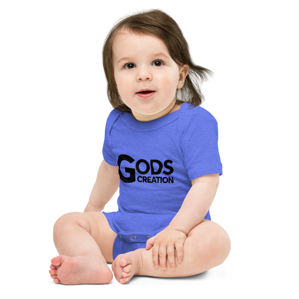 Gods Creation Baby short sleeve one piece