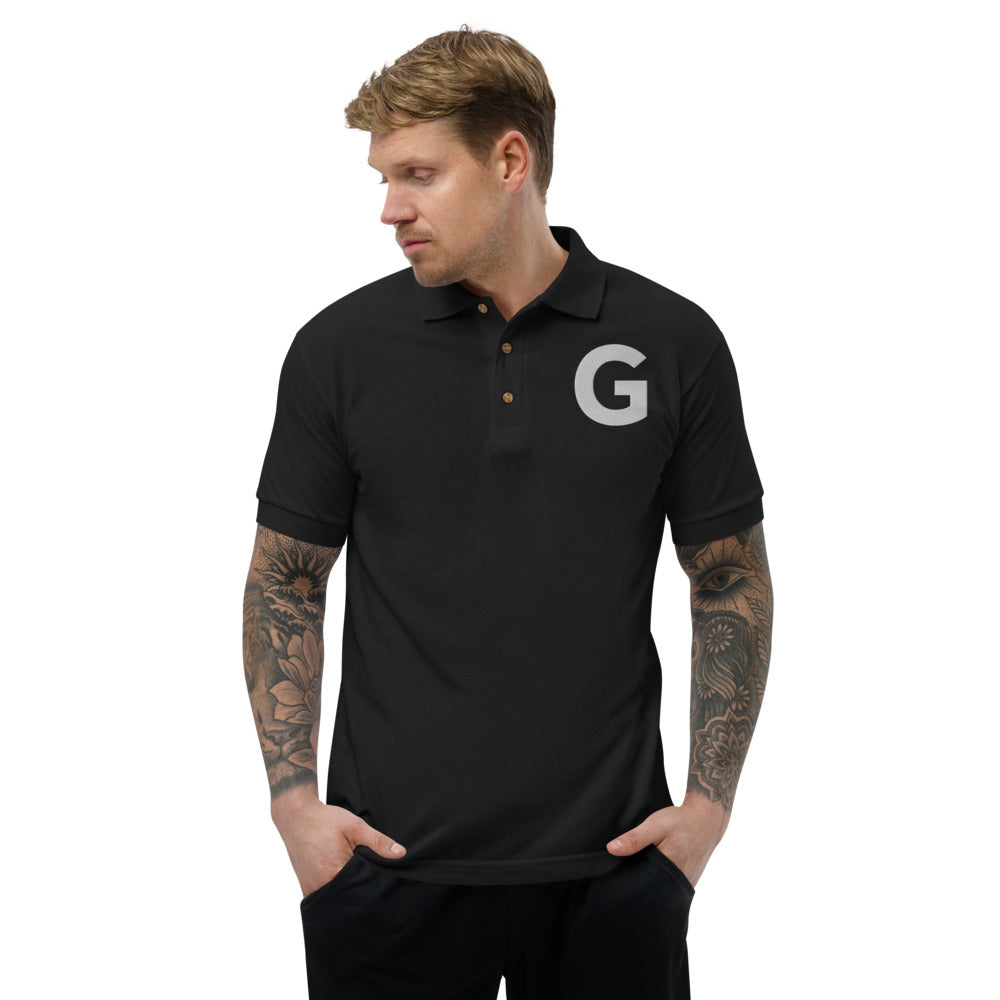 Embroidered Polo Shirt