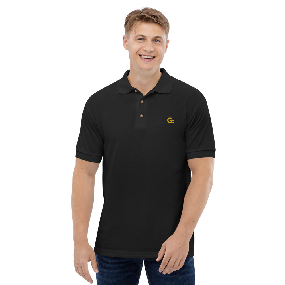 GC logo chest Embroidered Polo Shirt