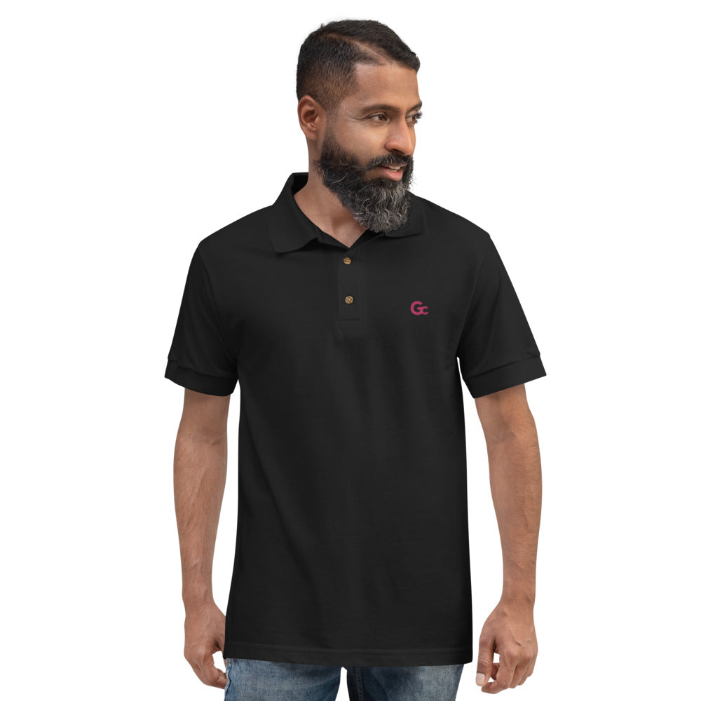 GC logo chest Embroidered Polo Shirt