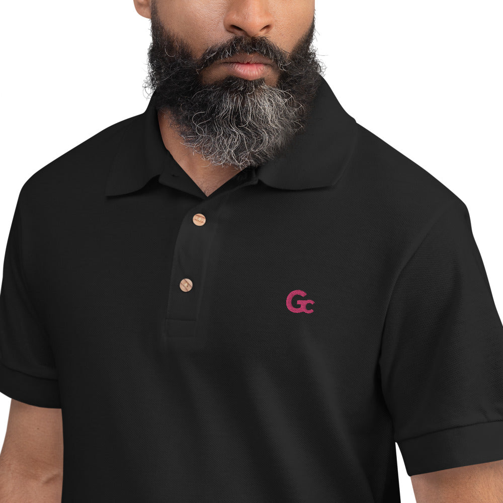 GC logo chest Embroidered Polo Shirt