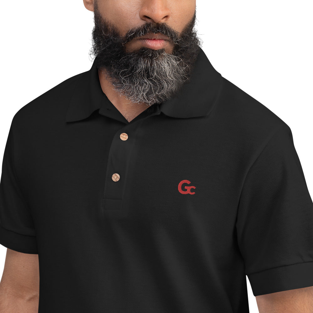 GC logo chest Embroidered Polo Shirt