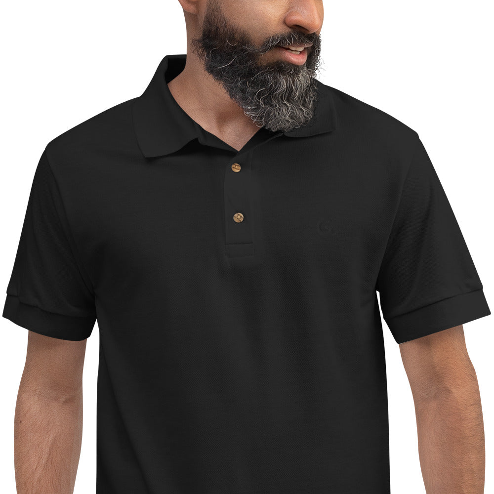 GC logo chest Embroidered Polo Shirt