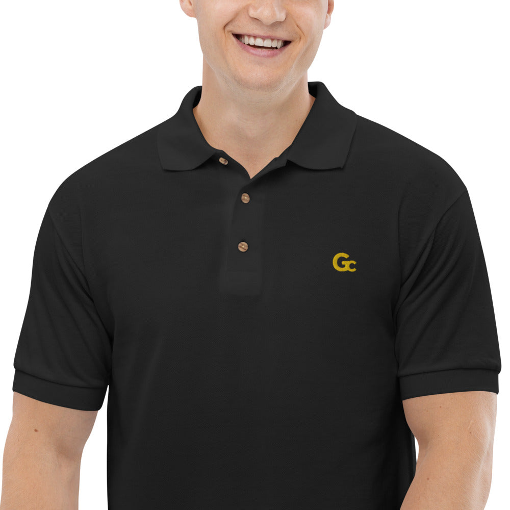 GC logo chest Embroidered Polo Shirt