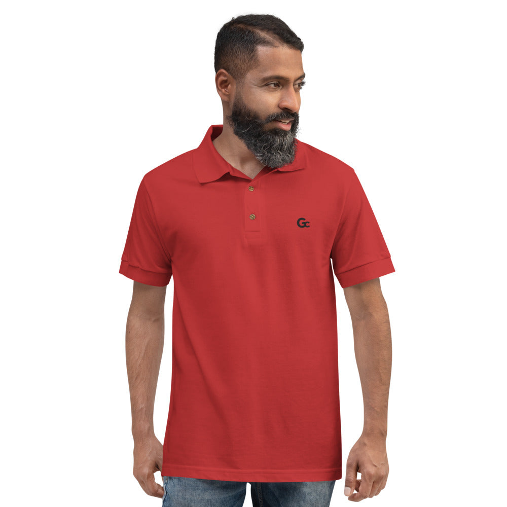 GC logo chest Embroidered Polo Shirt