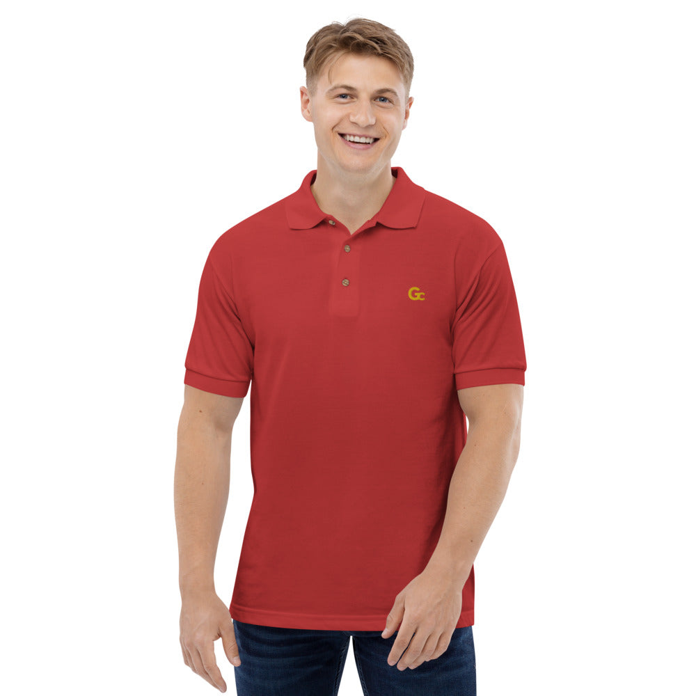 GC logo chest Embroidered Polo Shirt