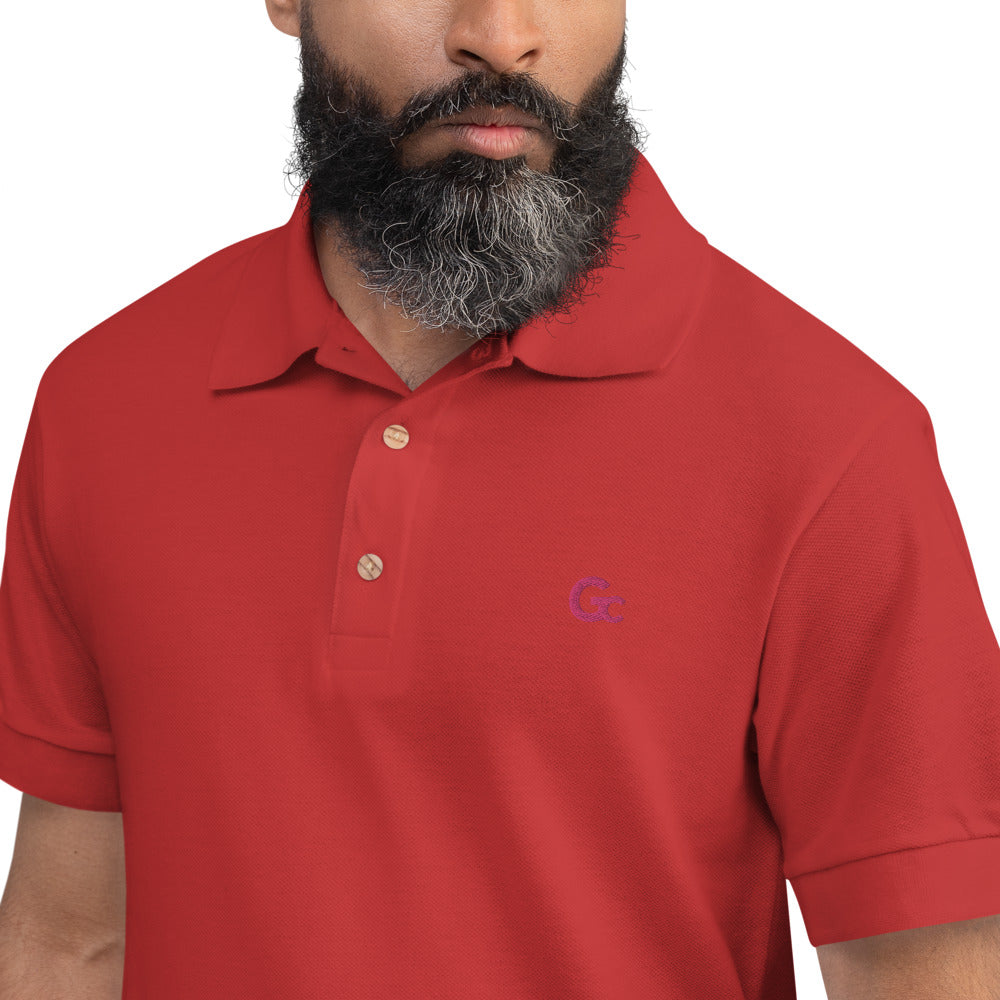 GC logo chest Embroidered Polo Shirt