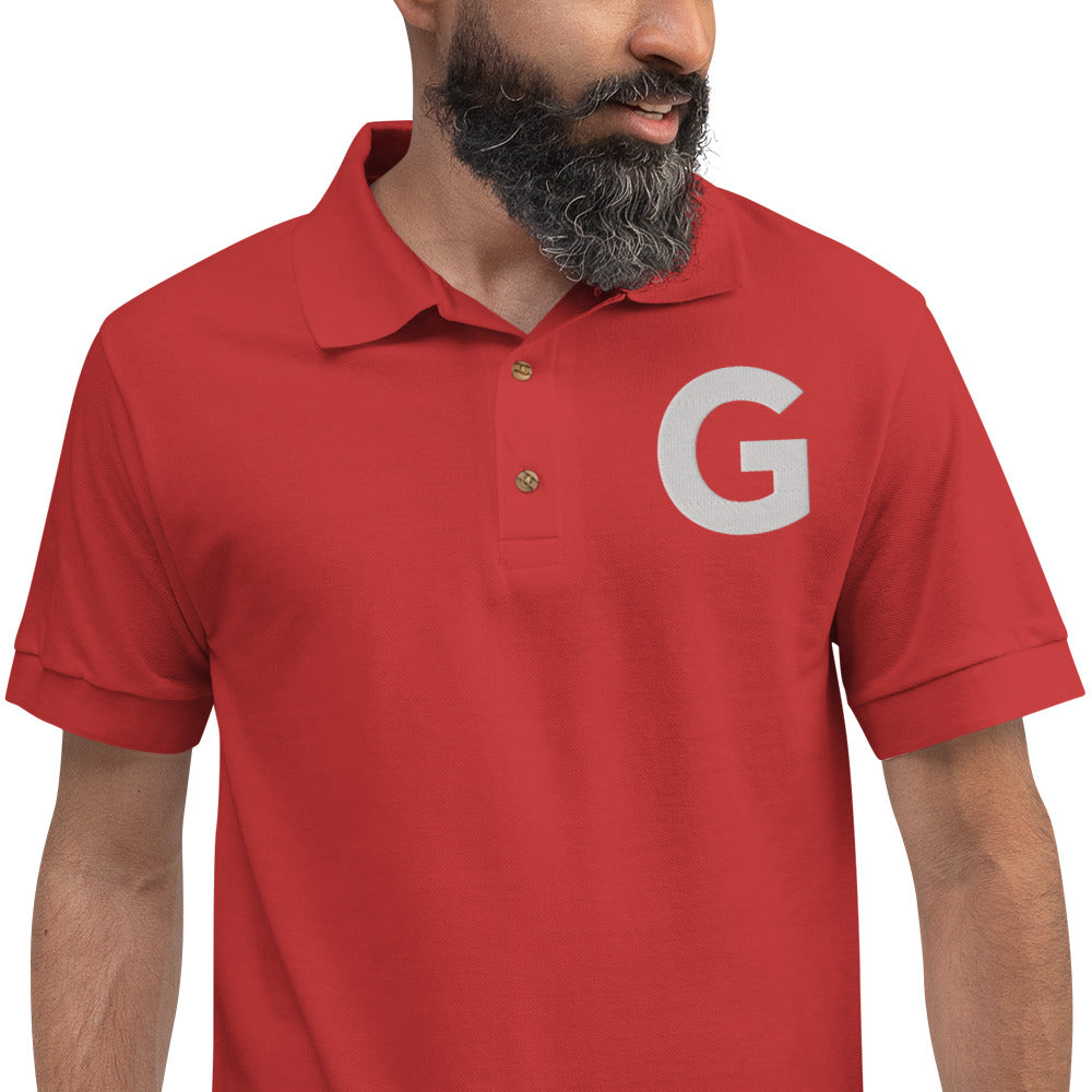 Embroidered Polo Shirt