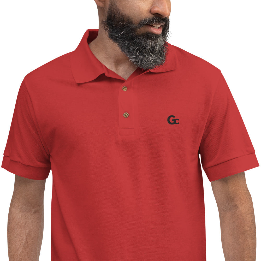 GC logo chest Embroidered Polo Shirt