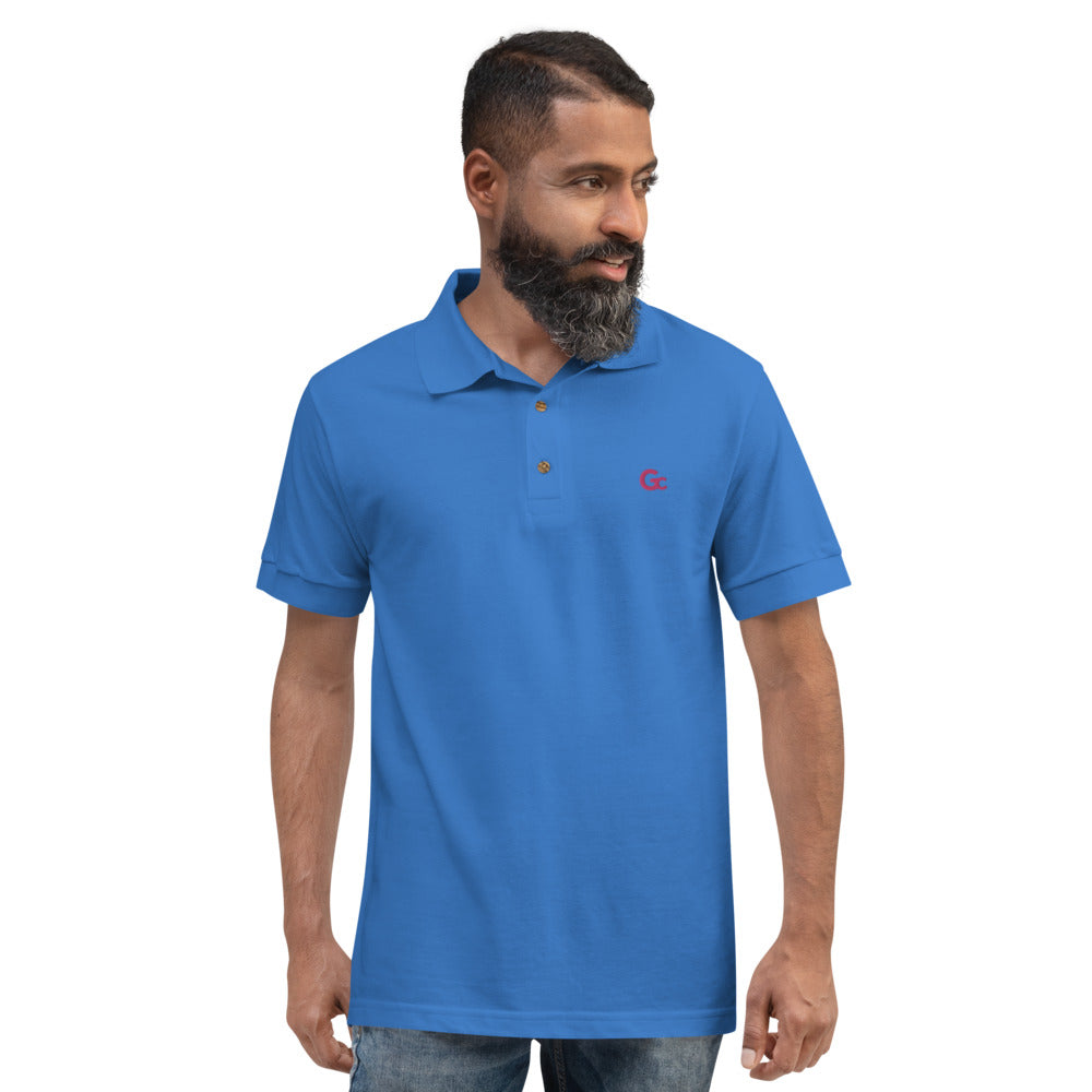 GC logo chest Embroidered Polo Shirt