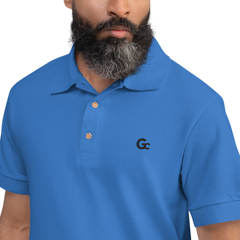 GC logo chest Embroidered Polo Shirt