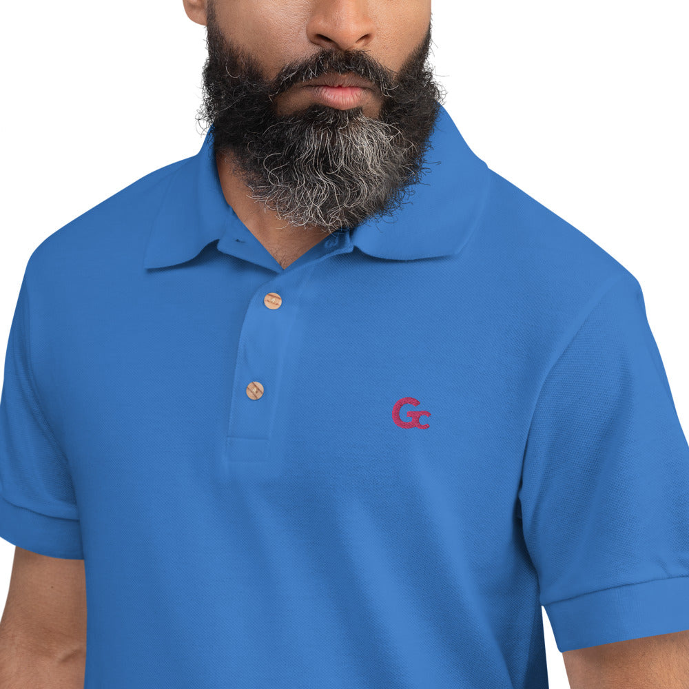 GC logo chest Embroidered Polo Shirt