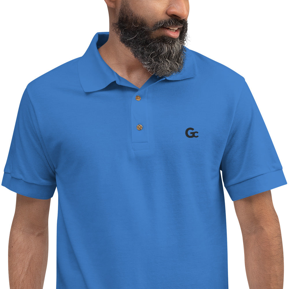 GC logo chest Embroidered Polo Shirt