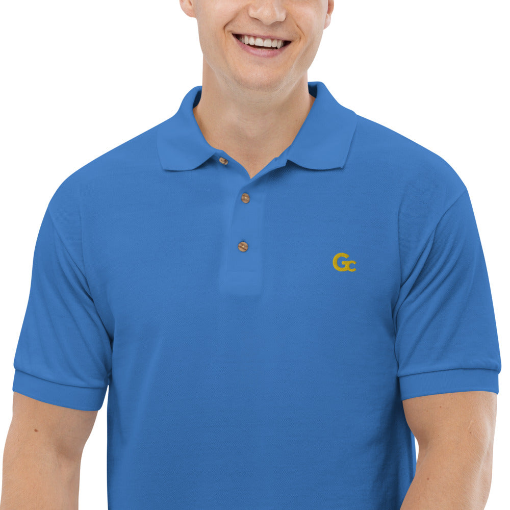 GC logo chest Embroidered Polo Shirt