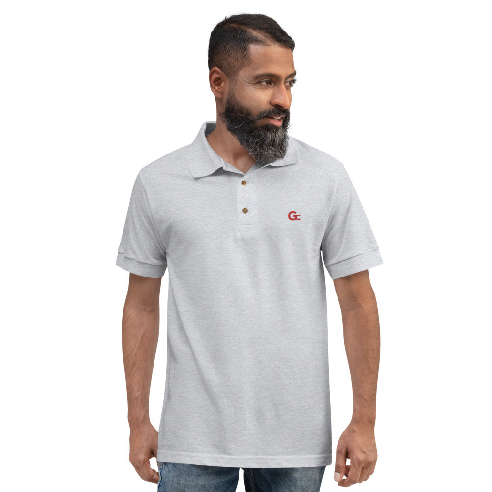 GC logo chest Embroidered Polo Shirt