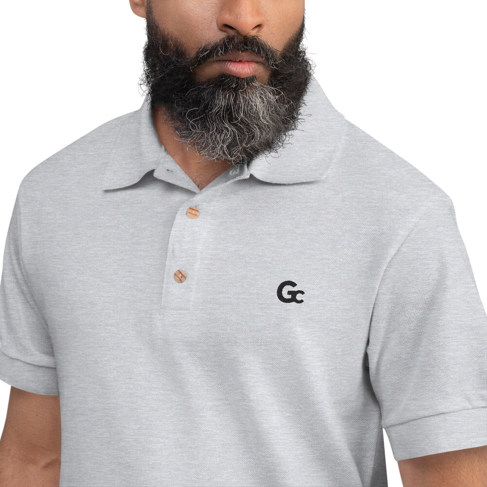 GC logo chest Embroidered Polo Shirt
