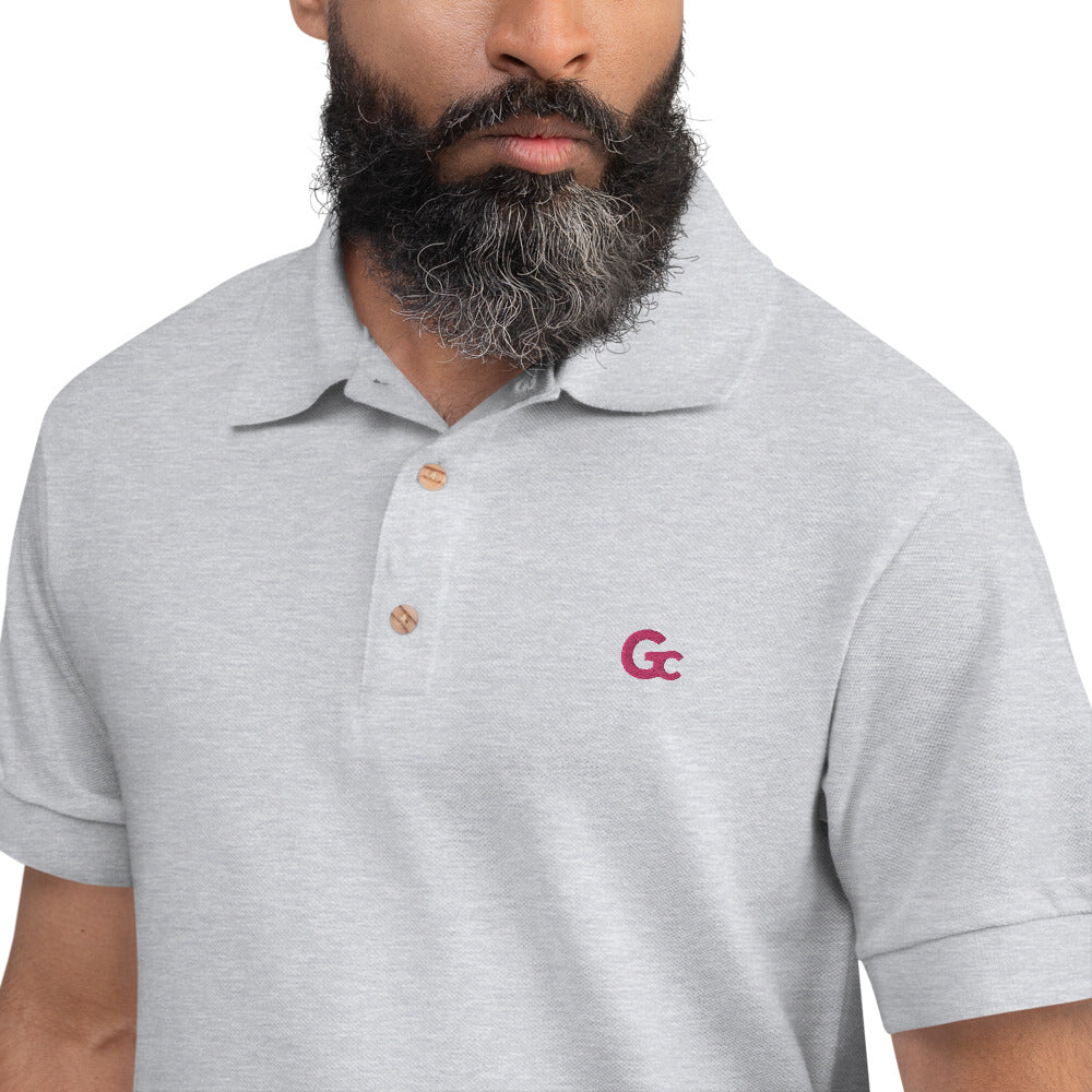 GC logo chest Embroidered Polo Shirt