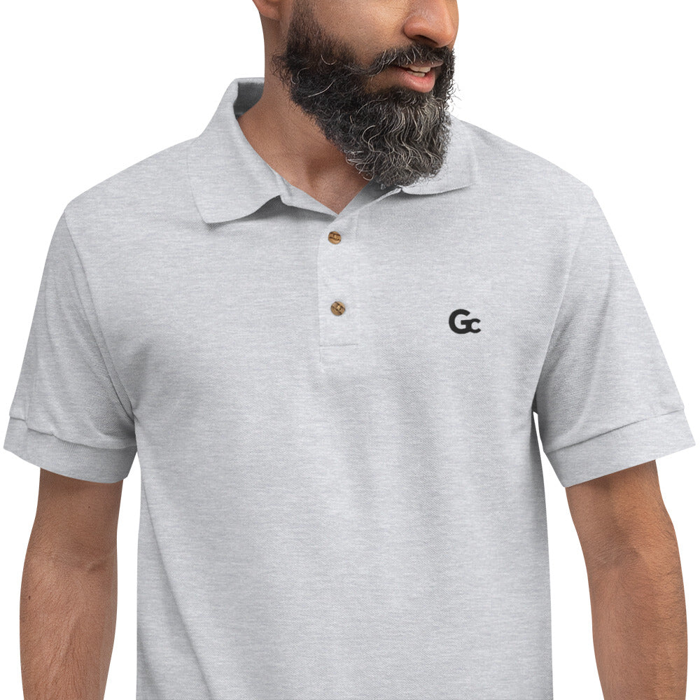 GC logo chest Embroidered Polo Shirt