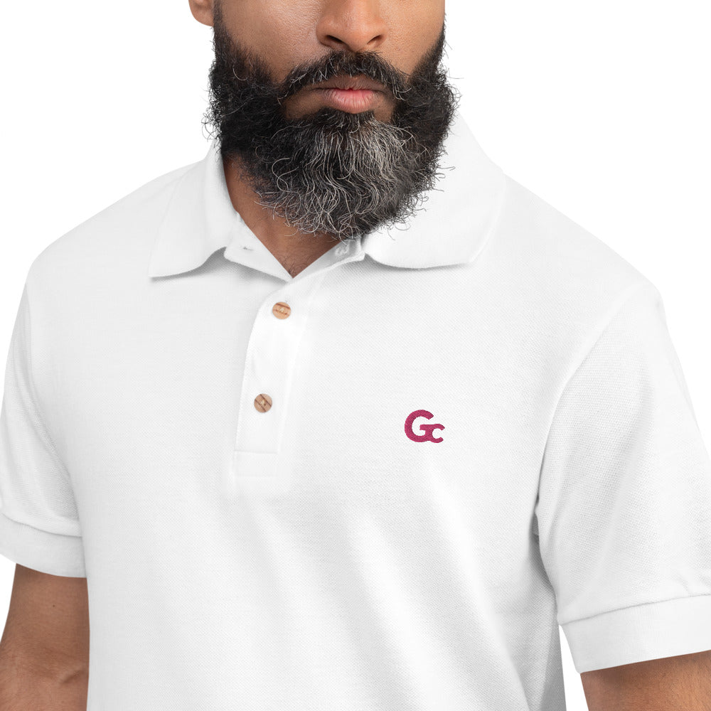 GC logo chest Embroidered Polo Shirt