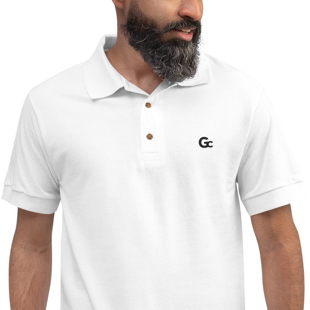 GC logo chest Embroidered Polo Shirt