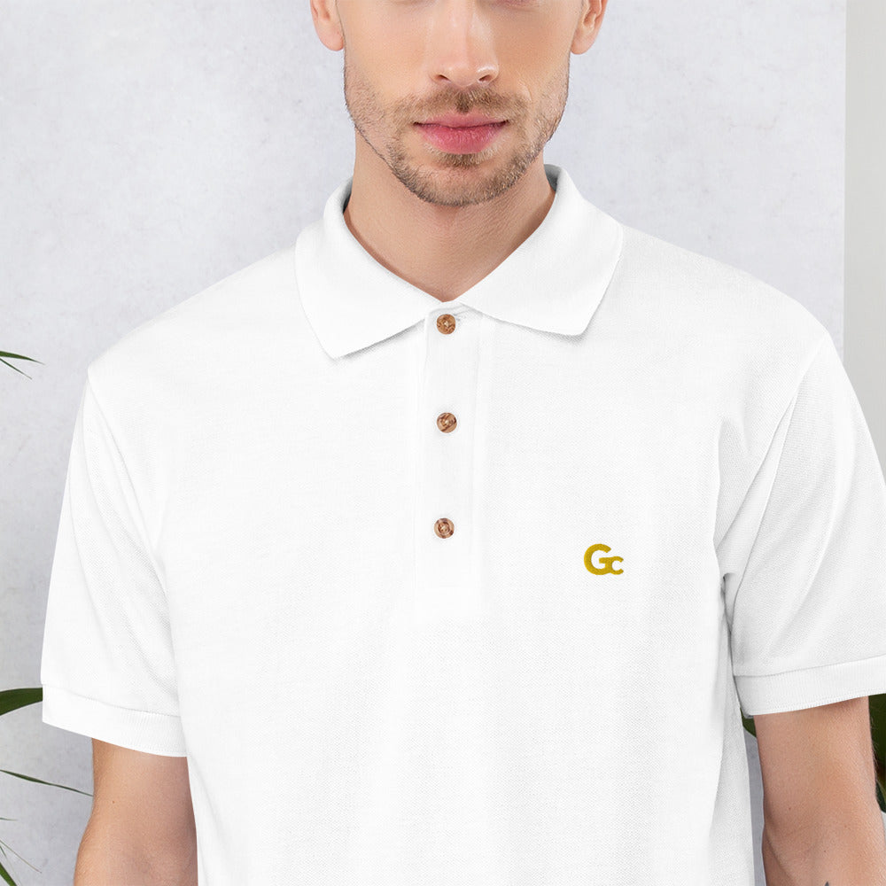 GC logo chest Embroidered Polo Shirt