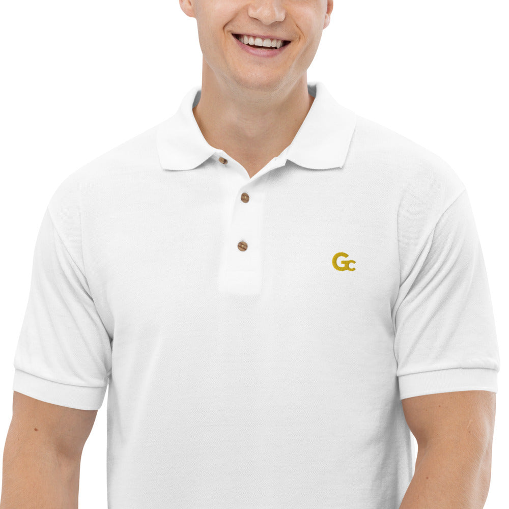 GC logo chest Embroidered Polo Shirt