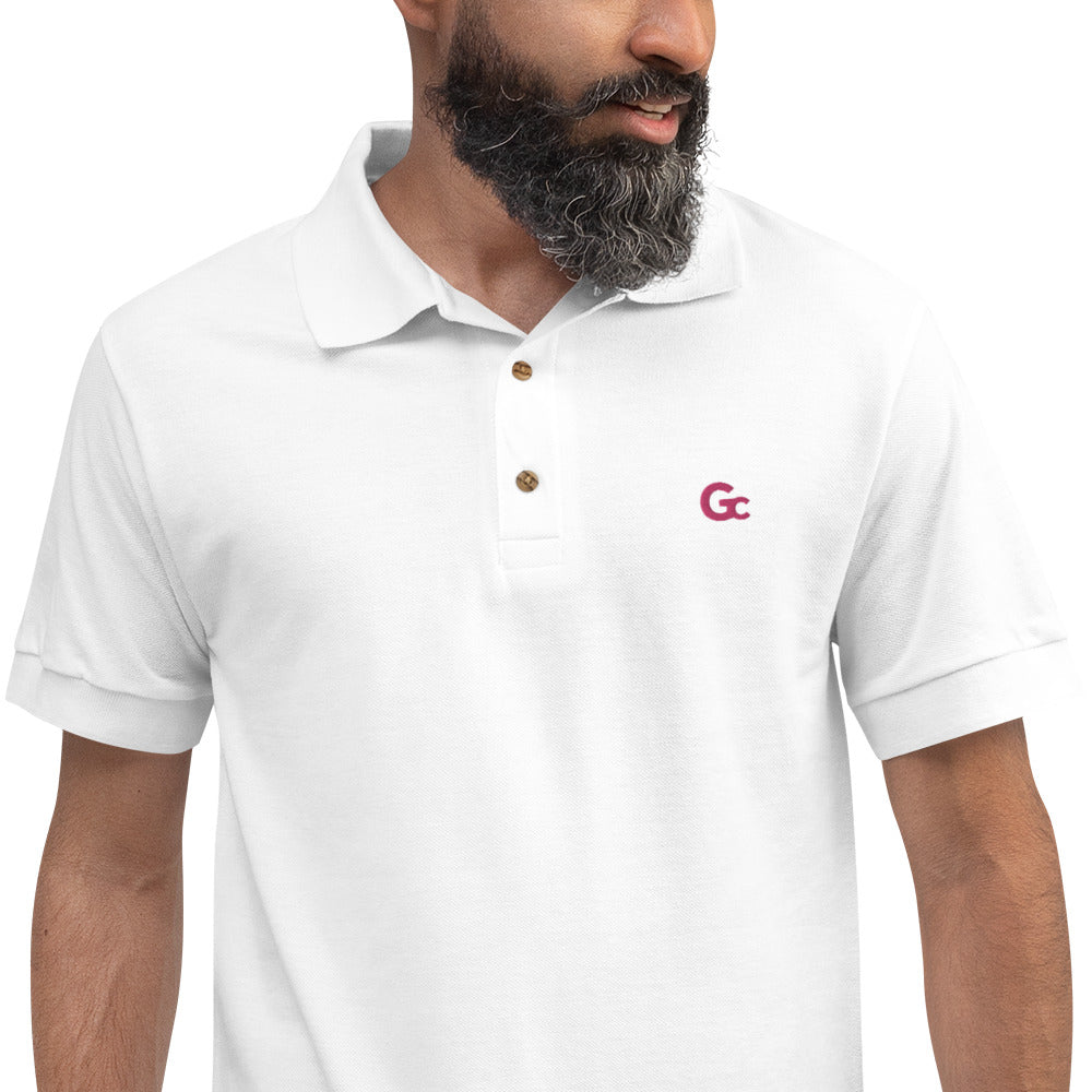 GC logo chest Embroidered Polo Shirt