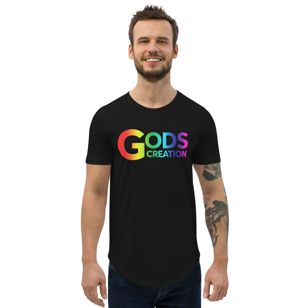 Men's Curved Hem T-Shirt