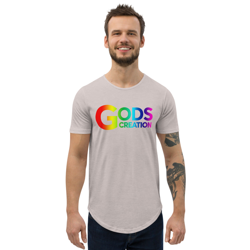 Men's Curved Hem T-Shirt