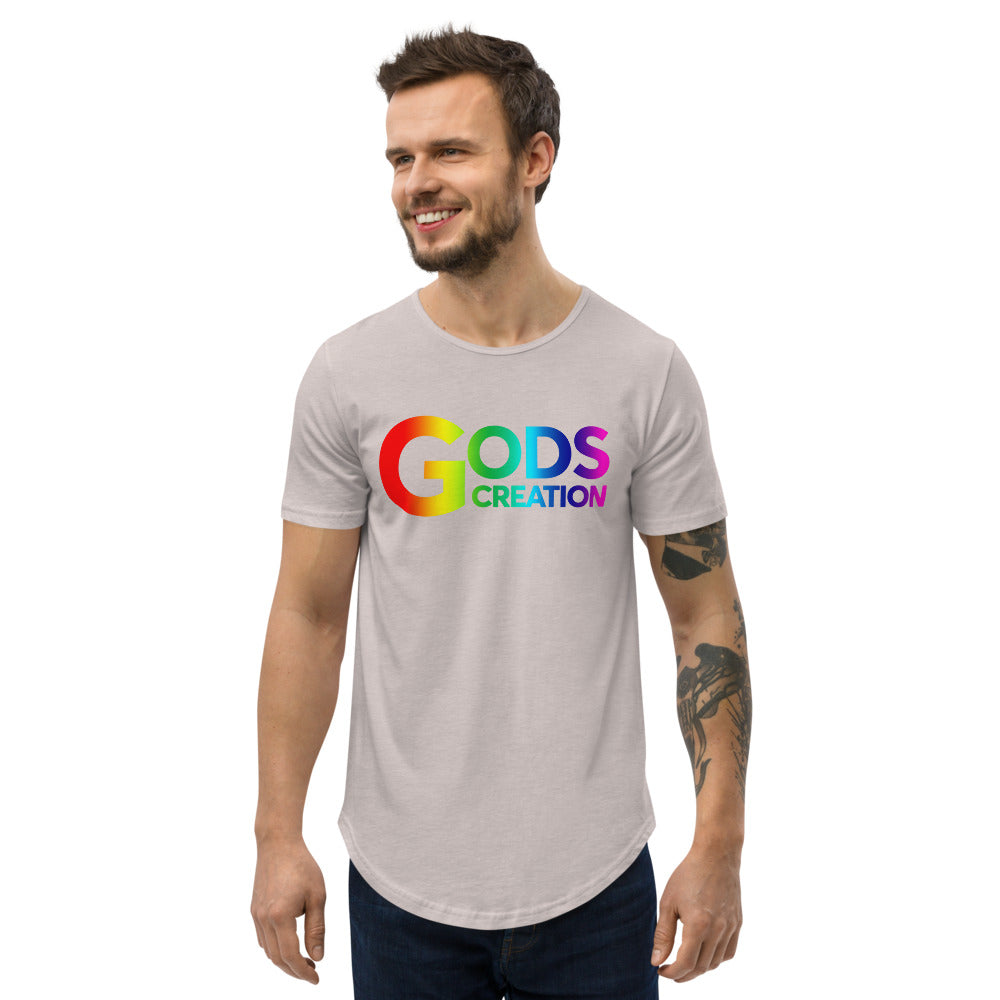 Men's Curved Hem T-Shirt