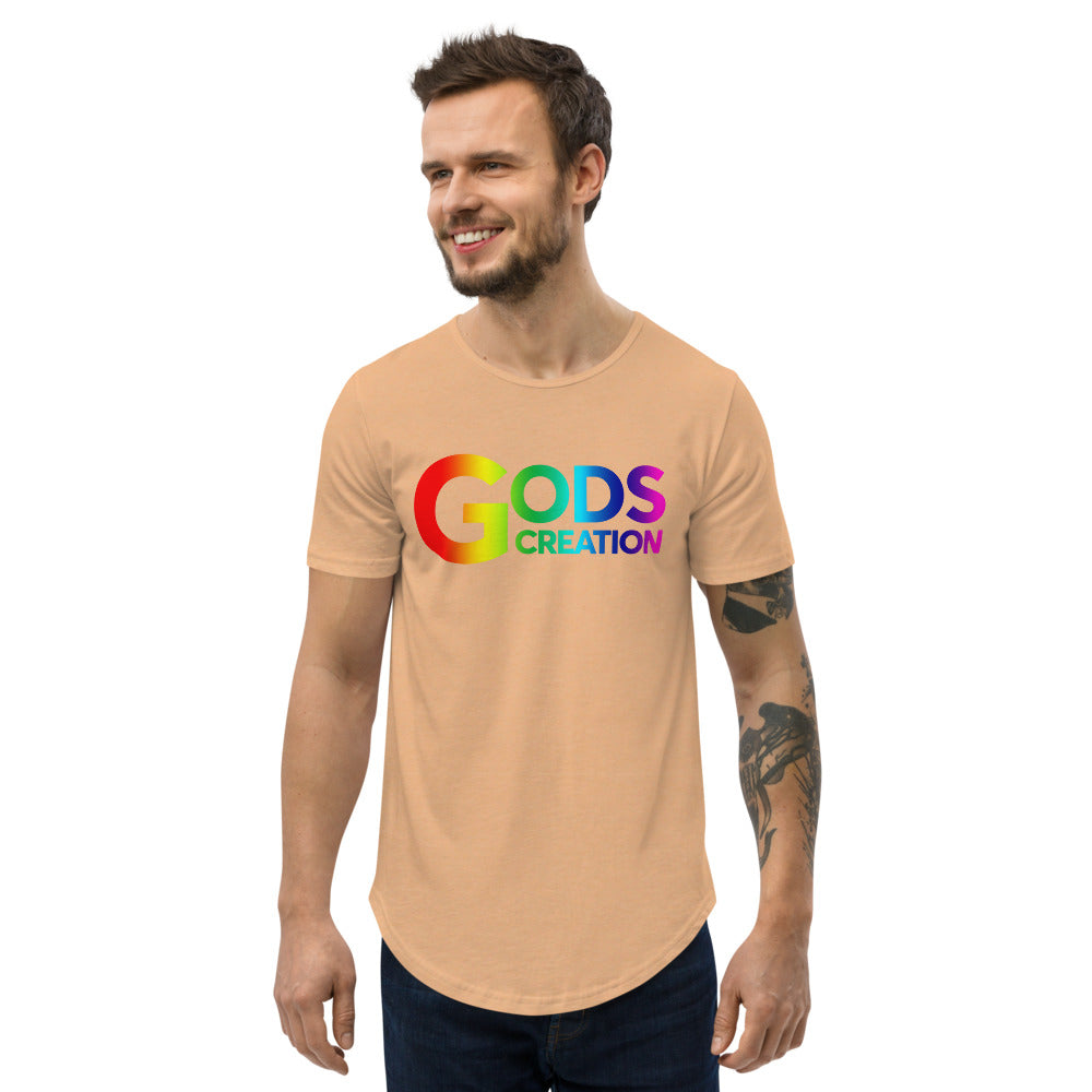 Men's Curved Hem T-Shirt