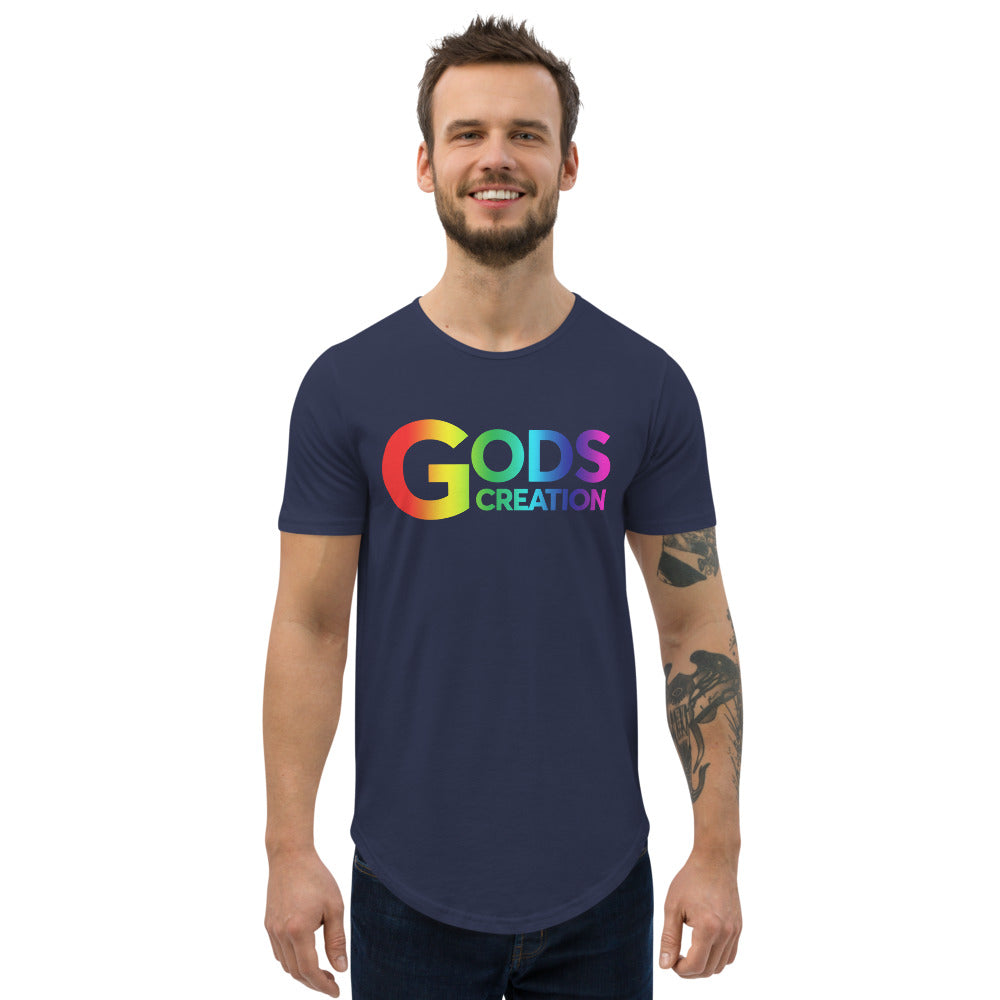 Men's Curved Hem T-Shirt