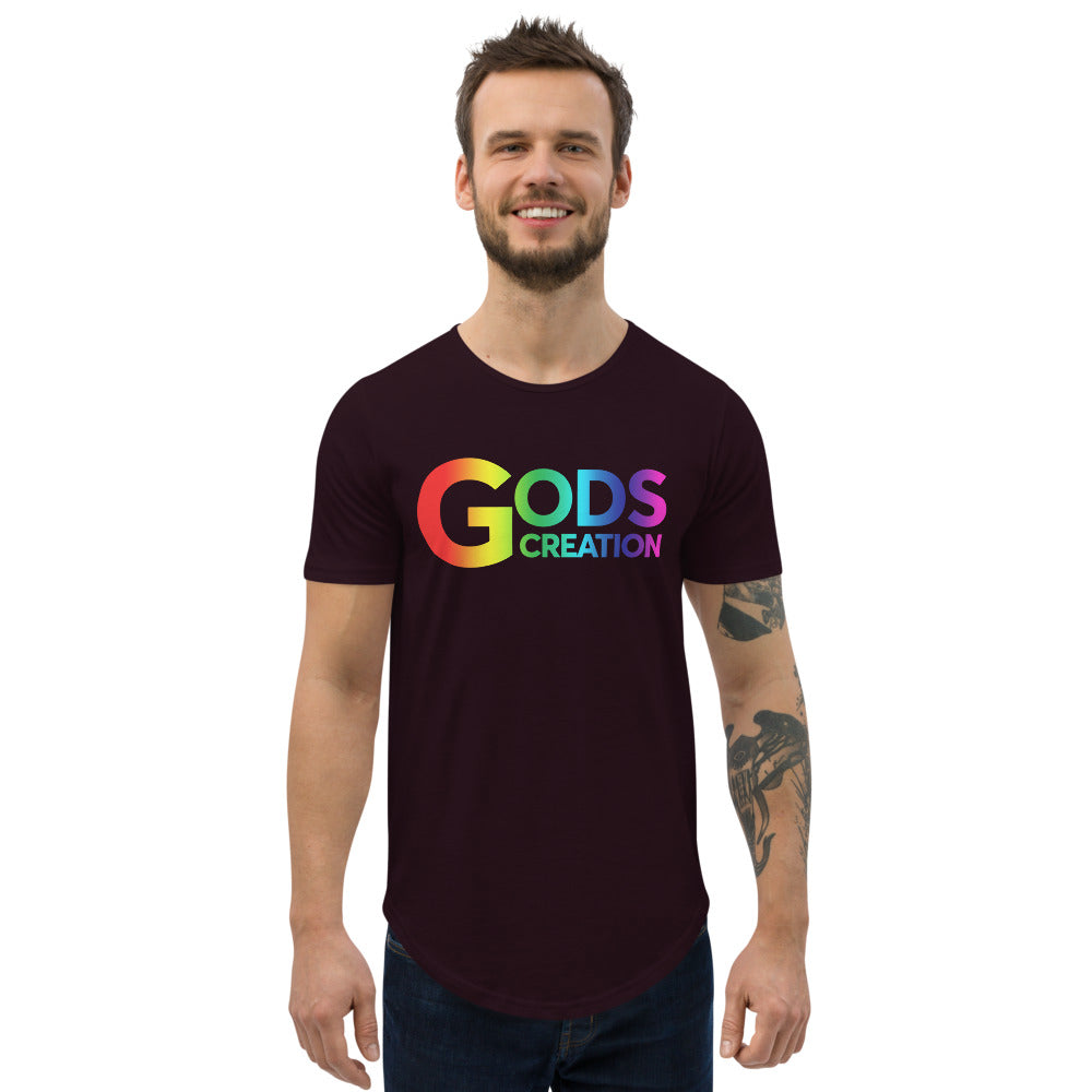 Men's Curved Hem T-Shirt
