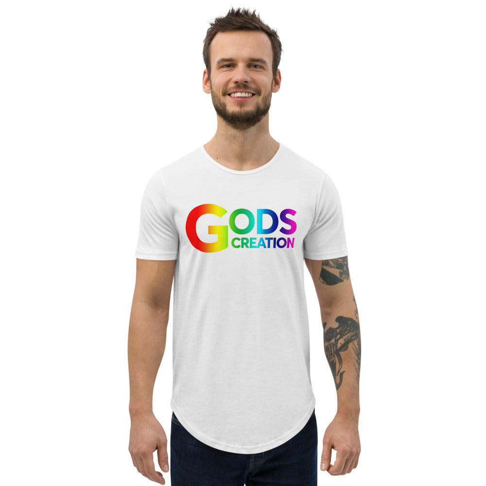 Men's Curved Hem T-Shirt