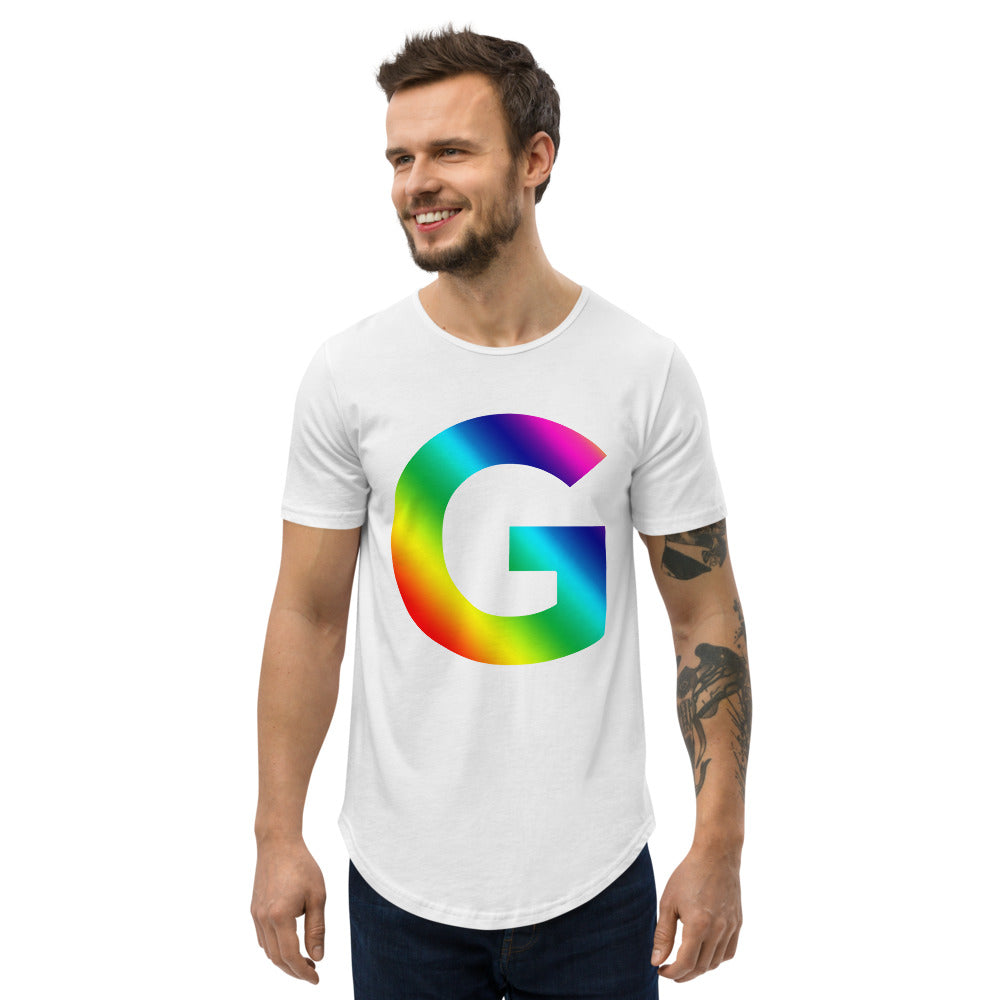 G GC Men's Curved Hem T-Shirt