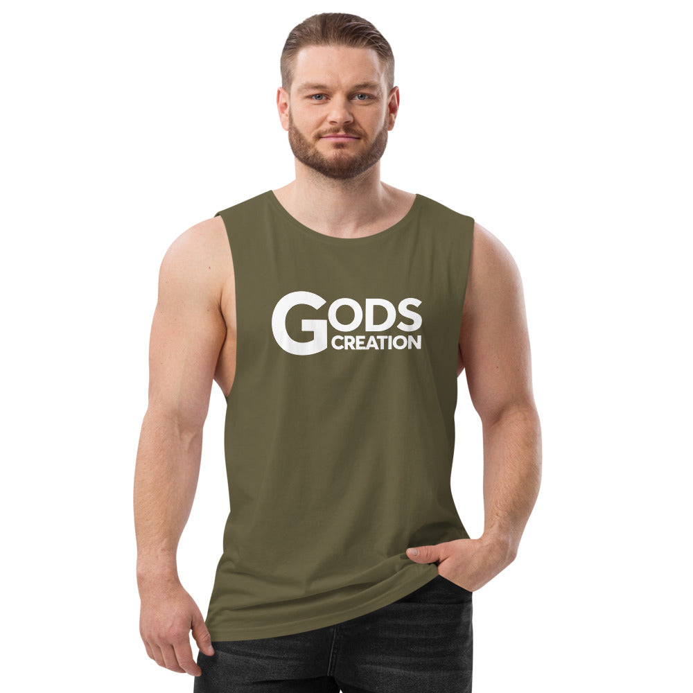 Men’s drop arm tank top