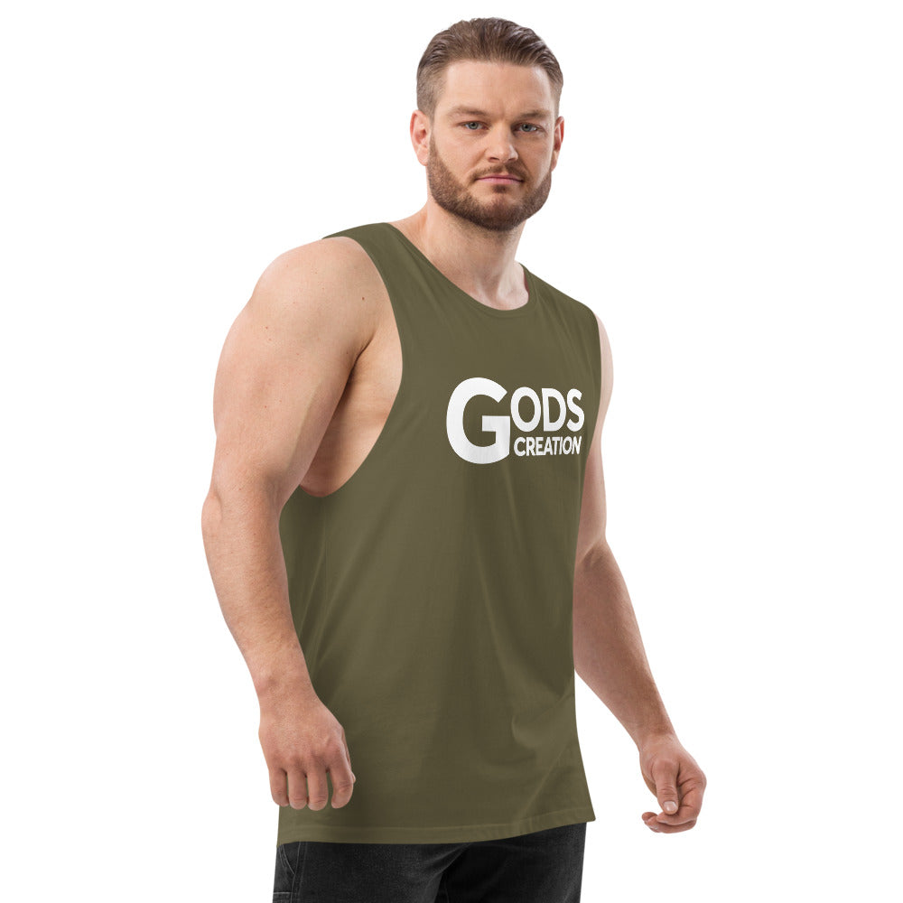 Men’s drop arm tank top