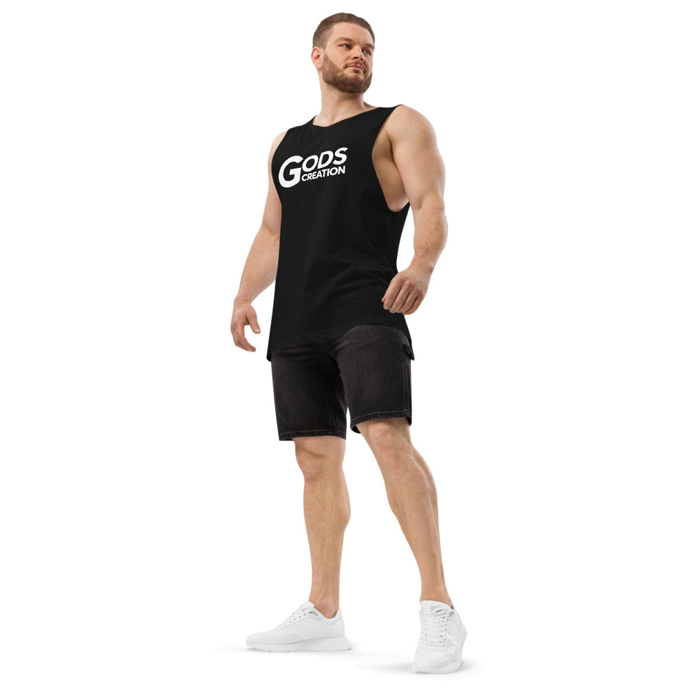 Men’s drop arm tank top