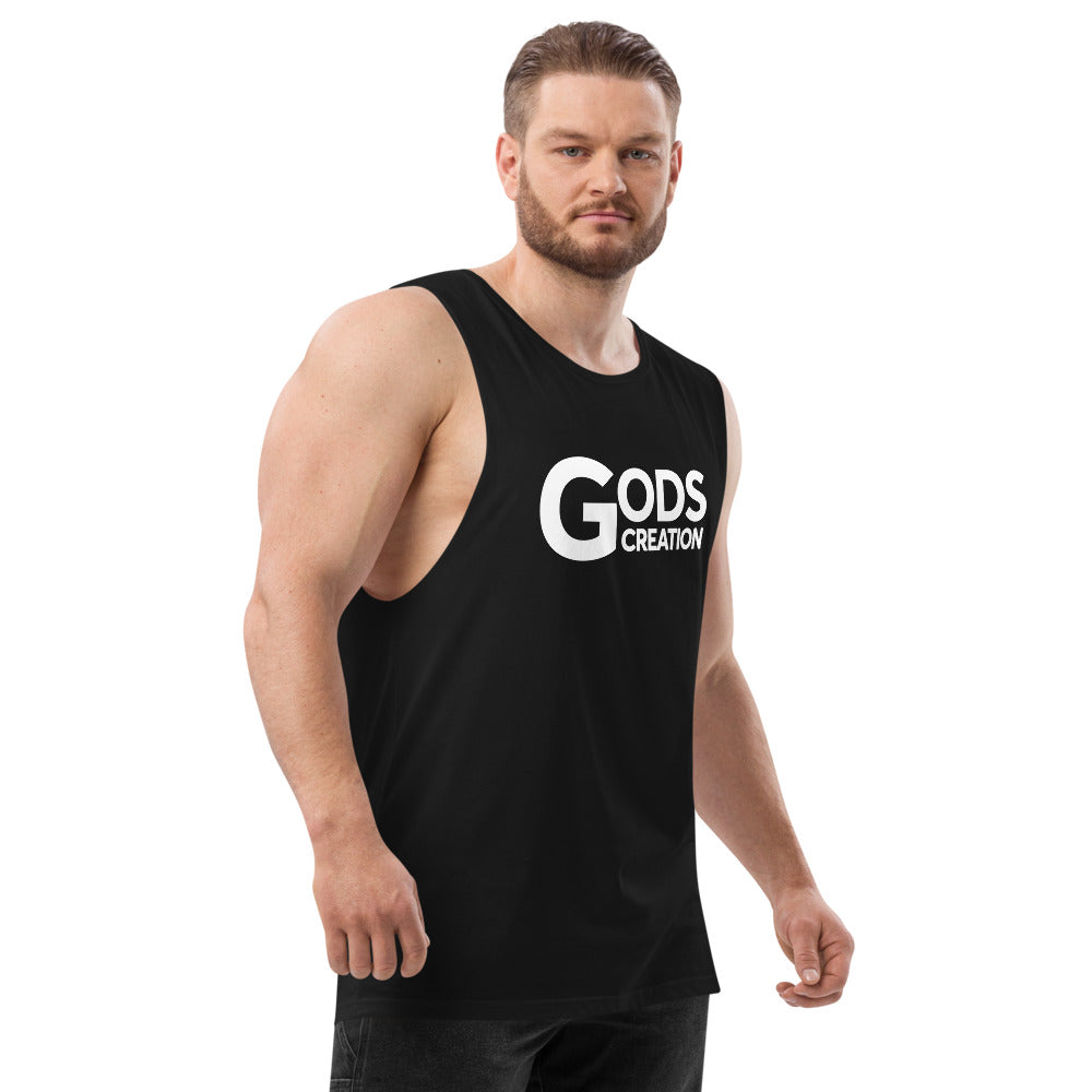 Men’s drop arm tank top