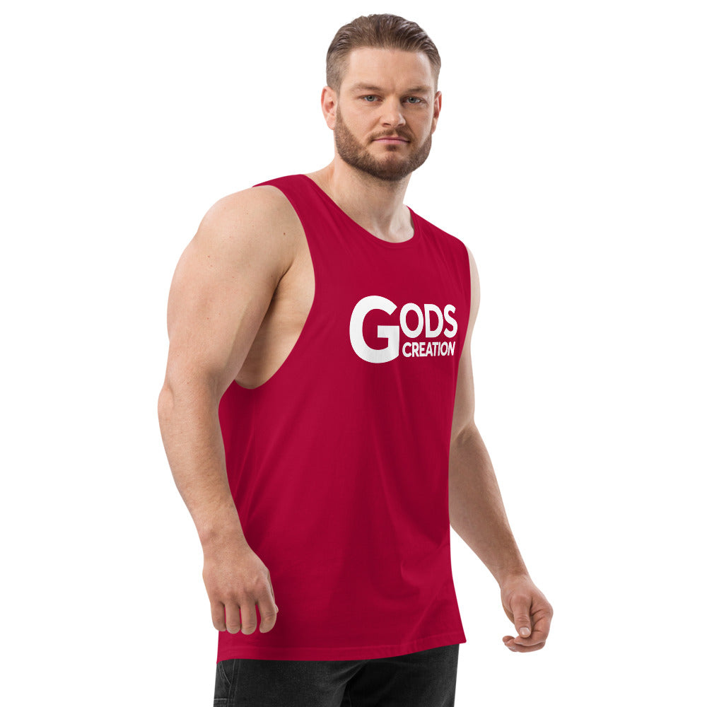 Men’s drop arm tank top