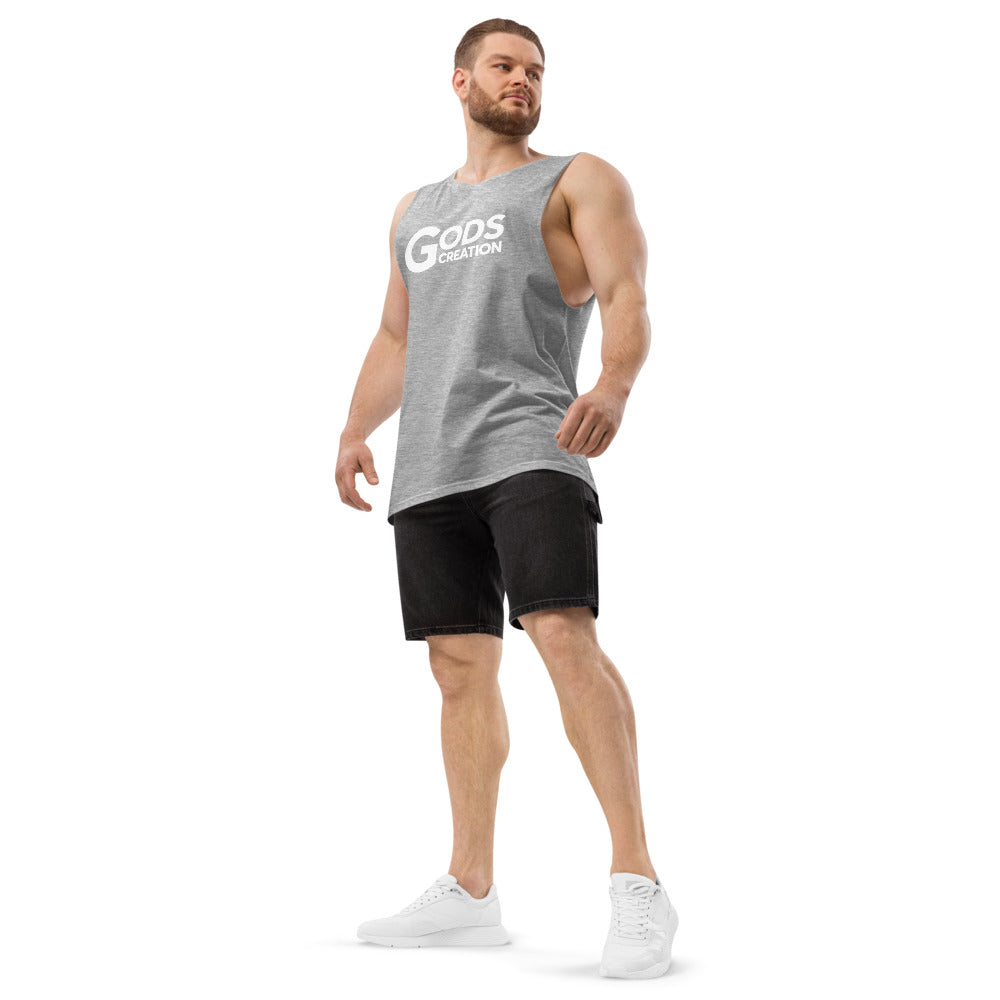 Men’s drop arm tank top