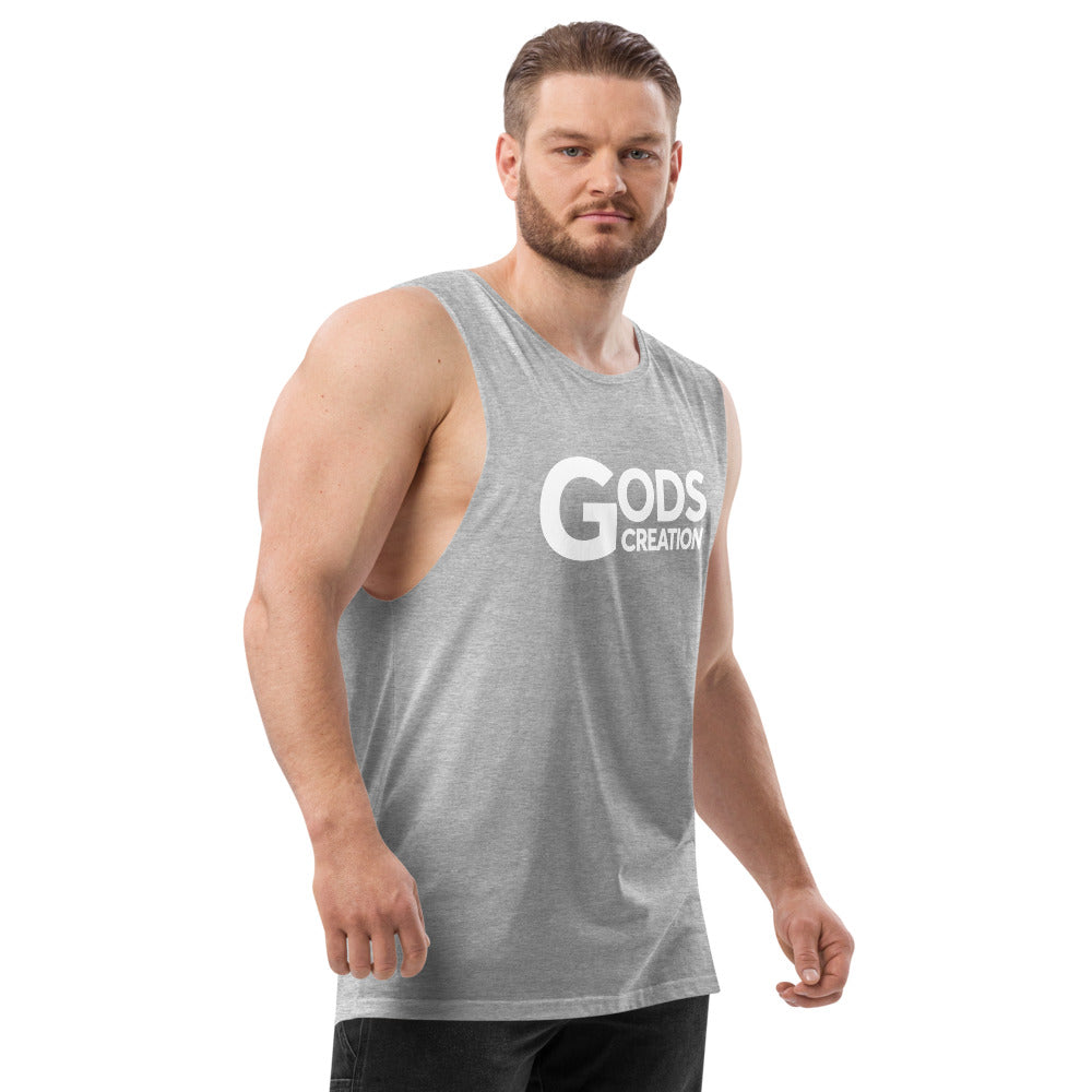 Men’s drop arm tank top