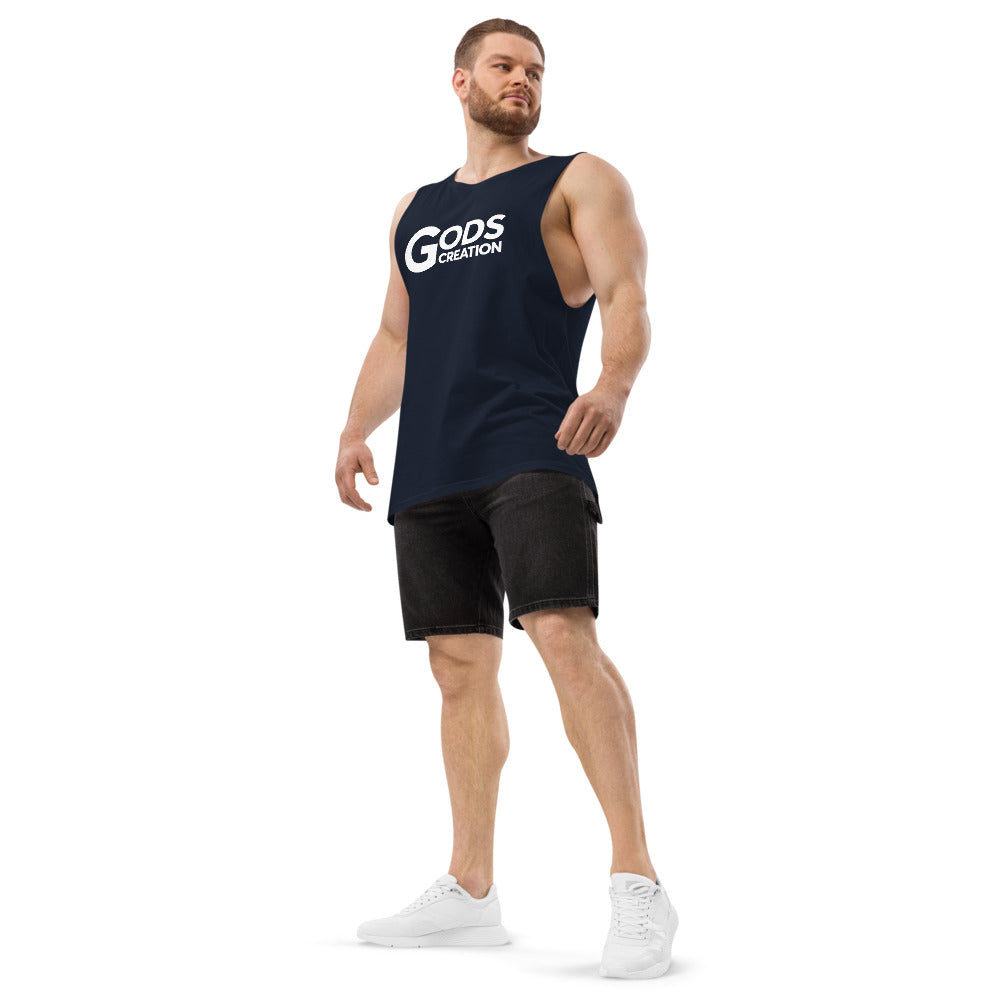 Men’s drop arm tank top