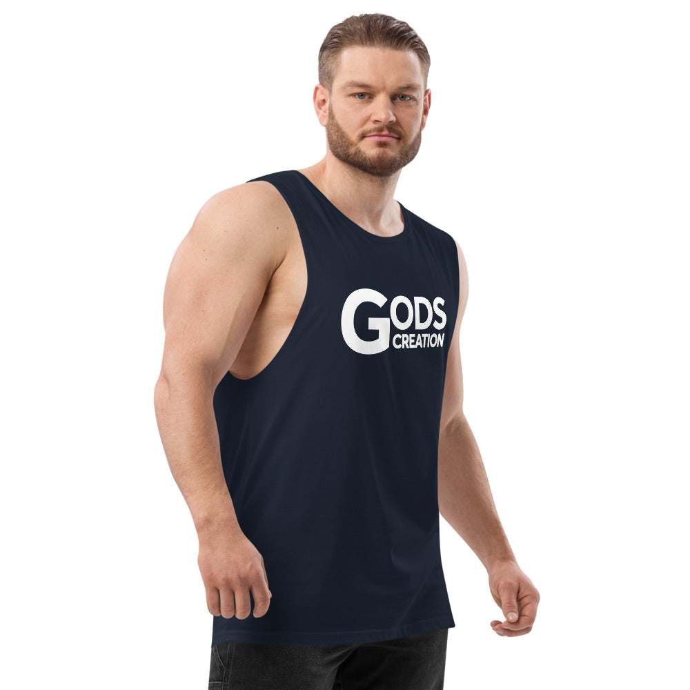 Men’s drop arm tank top