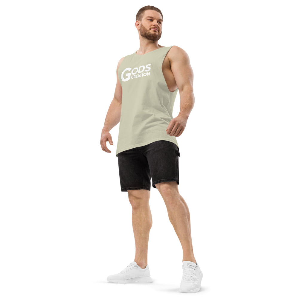 Men’s drop arm tank top