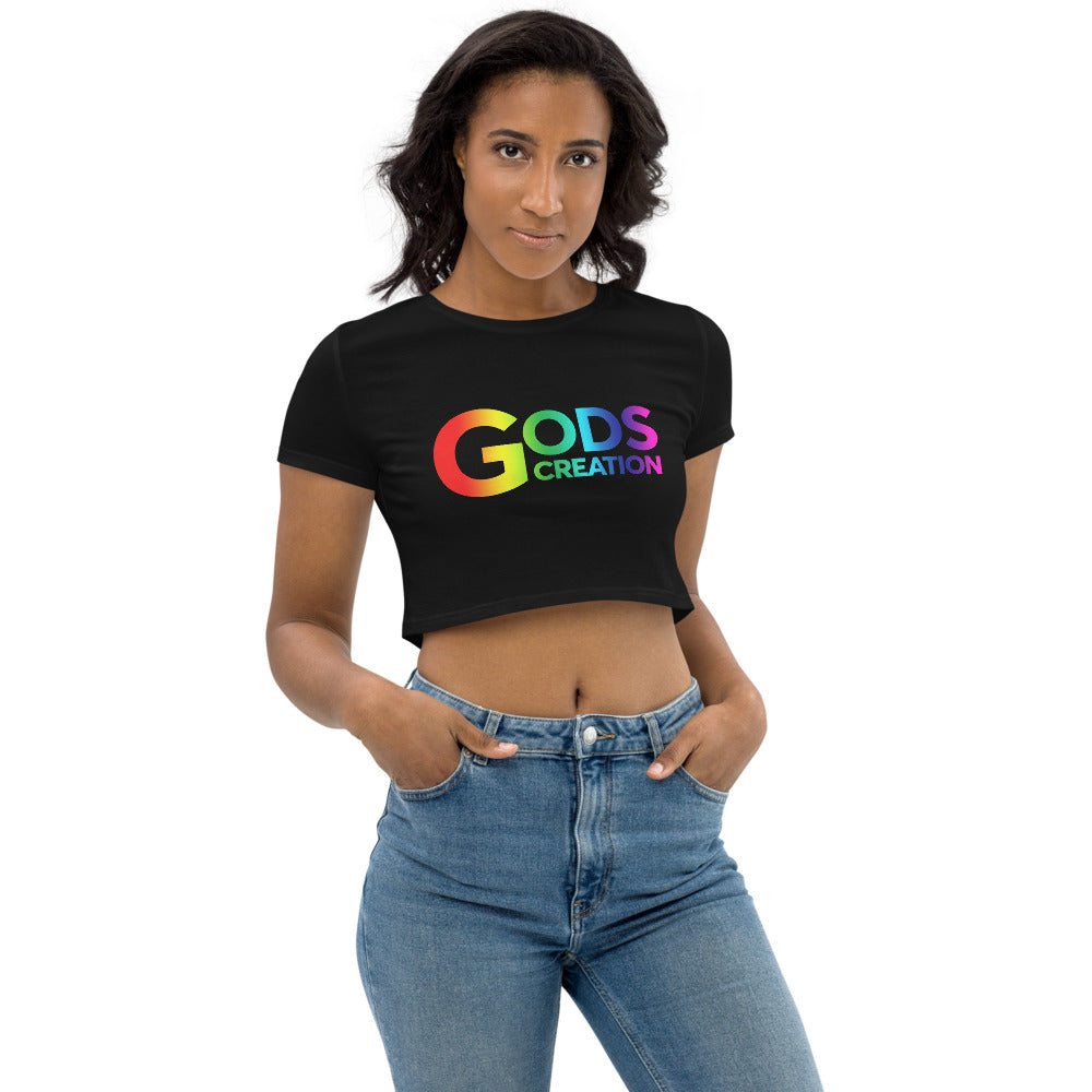 Rainbow Organic Crop Top