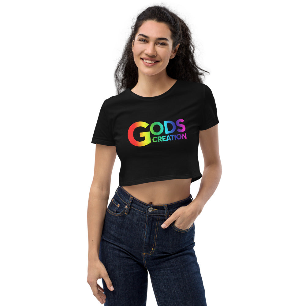 Rainbow Organic Crop Top