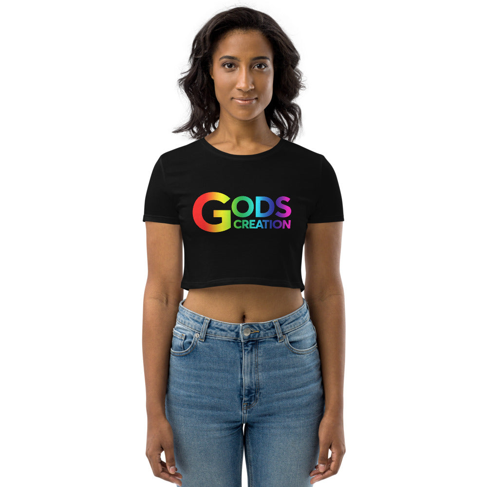 Rainbow Organic Crop Top