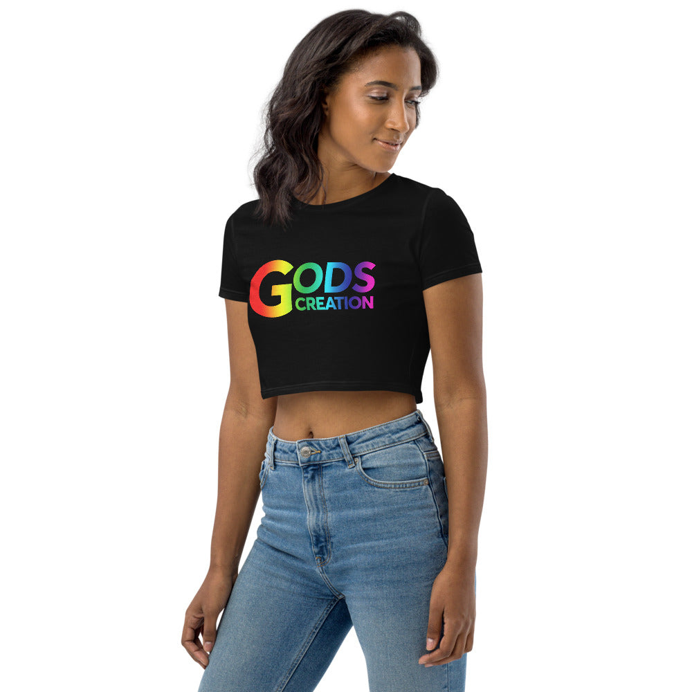 Rainbow Organic Crop Top